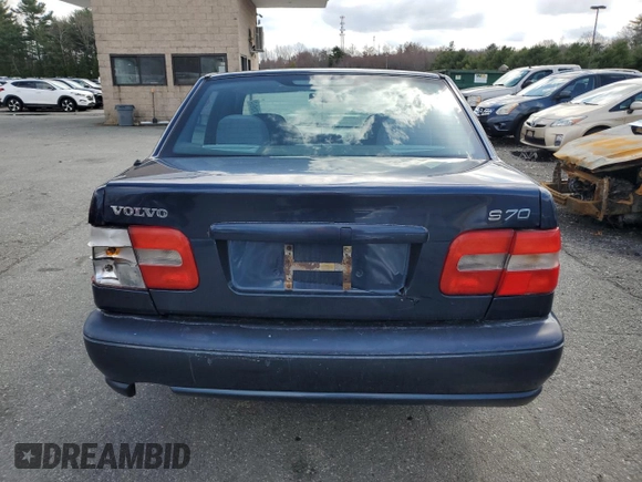 1998 Volvo S70 with VIN YV1LS5545W2474341, listed as a Copart auction lot 51945835 with 182,778 mi miles and Clean Title. Bid and sale history available at carsss.com. Image 6.