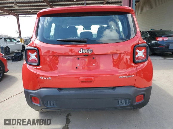 2021 Jeep Renegade Sport z VIN ZACNJDABXMPN09892, wystawiony jako Copart lot #48616195 z przebiegiem 41 788 mil mil oraz Czysty tytuł • Clean title. Historia ofert i sprzedaży dostępna na DreamBid. Obrazek 6.