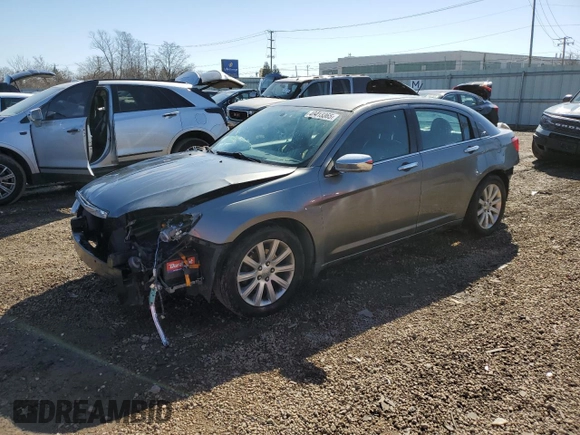 2013 Chrysler 200 Limited with VIN 1C3CCBCG9DN521093, listed as a Copart auction lot 48413365 with 185,004 mi miles and Salvage Title. Bid and sale history available at DreamBid. Image 1.