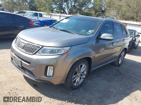 2014 Kia Sorento SX Limited with VIN 5XYKW4A75EG517578, listed as a IAAI auction lot 41769586 with 183,583 mi miles. Bid and sale history available at carsss.com. Image 19.