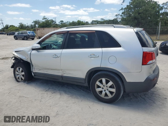 2011 Kia Sorento LX with VIN 5XYKT3A15BG153950, listed as a Copart auction lot 54901365 with 113,889 mi miles and Salvage Title. Bid and sale history available at carsss.com. Image 2.