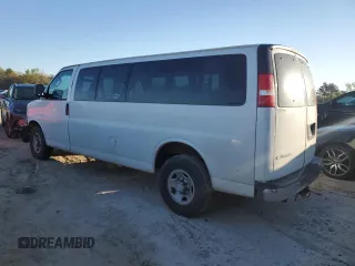 2017 Chevrolet Express Passenger LT z VIN 1GAZGPFG0H1139737, wystawiony jako Copart lot #49229985 z przebiegiem 58 877 mil mil oraz Szkoda całkowita • Salvage title. Historia ofert i sprzedaży dostępna na DreamBid. Obrazek 2.