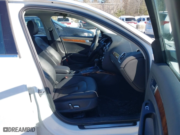 2013 Audi A4 Premium Plus with VIN WAUFFAFL9DN022682, listed as a IAAI auction lot 41605430 with 104,363 mi miles. Bid and sale history available at carsss.com. Image 5.