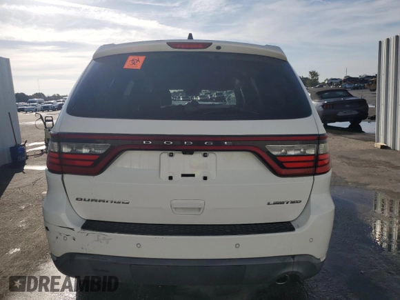 2016 Dodge Durango Limited with VIN 1C4RDHDG5GC308114, listed as a Copart auction lot 60477925 with 126,927 mi miles and Clean title. Bid and sale history available at DreamBid. Image 6.