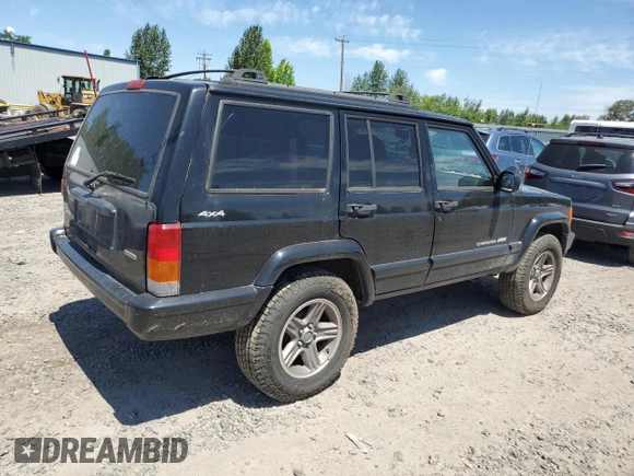 2000 Jeep Cherokee Classic with VIN 1J4FF58S4YL175741, listed as a Copart auction lot 60677205 with Not provided miles and Clean title. Bid and sale history available at DreamBid. Image 3.