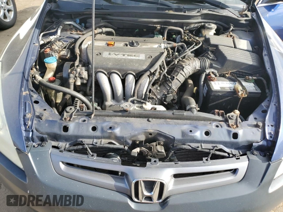 2005 Honda Accord EX with VIN 1HGCM56735A007014, listed as a Copart auction lot 54558455 with 237,511 mi miles and Salvage Title. Bid and sale history available at DreamBid. Image 11.