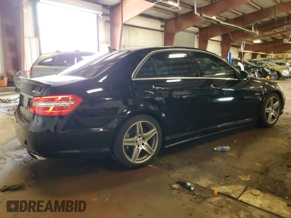 2010 Mercedes-Benz E 63 AMG with VIN WDDHF7HB3AA154977, listed as a Copart auction lot 65630454 with 118,969 mi miles and Salvage title. Bid and sale history available at DreamBid. Image 3.