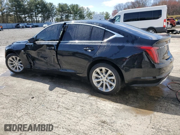 2024 Cadillac CT5 Luxury with VIN 1G6DX5RK0R0127765, listed as a Copart auction lot 50882525 with 8,060 mi miles and Salvage title. Bid and sale history available at DreamBid. Image 2.