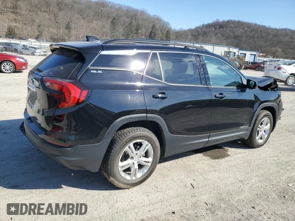 2020 GMC Terrain SLE with VIN 3GKALTEV1LL195653, listed as a Copart auction lot 47785085 with 95,480 mi miles and Salvage Title. Bid and sale history available at carsss.com. Image 3.