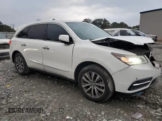 2015 Acura MDX Technology with VIN 5FRYD3H41FB012506, listed as a Copart auction lot 79492514 with 236,232 mi miles and Salvage Title. Bid and sale history available at DreamBid. Image 4.