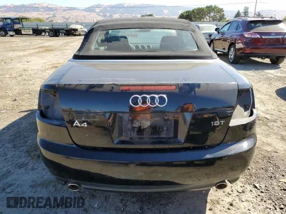 2004 Audi A4 1.8T with VIN WAUAC48H84K012238, listed as a Copart auction lot 70497434 with 106,292 mi miles and Salvage Title. Bid and sale history available at carsss.com. Image 6.