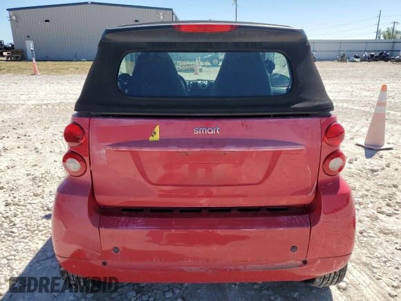 2011 Smart fortwo Passion with VIN WMEEK3BA7BK462796, listed as a Copart auction lot 52819475 with 107,381 mi miles and Salvage title. Bid and sale history available at DreamBid. Image 6.