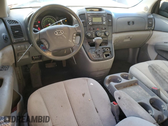 2009 Kia Sedona LX with VIN KNDMB233496272221, listed as a Copart auction lot 81194384 with 227,139 mi miles and Salvage Title. Bid and sale history available at carsss.com. Image 8.