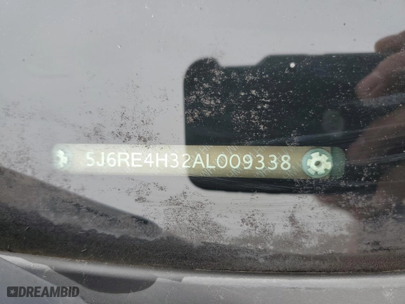 2010 Honda CR-V LX with VIN 5J6RE4H32AL009338, listed as a Copart auction lot 51238545 with 106,914 mi miles and Salvage Title. Bid and sale history available at carsss.com. Image 15.