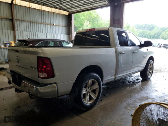 2014 Ram 1500 Big Horn with VIN 1C6RR7GTXES279837, listed as a Copart auction lot 59290105 with 201,186 mi miles and Clean title. Bid and sale history available at DreamBid. Image 3.