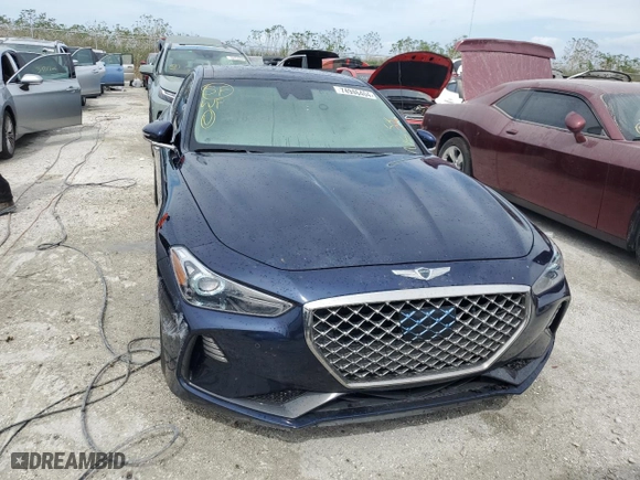 2021 Genesis G70 2.0T with VIN KMTG34LA3MU074224, listed as a Copart auction lot 74946404 with 38,171 mi miles and Non Repairable. Bid and sale history available at carsss.com. Image 5.