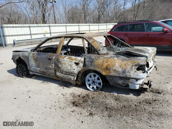1996 Audi A6 with VIN WAUGC84A2TN092725, listed as a Copart auction lot 49335395 with 0 mi miles and Salvage Title. Bid and sale history available at carsss.com. Image 2.