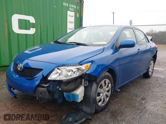 2009 Toyota Corolla with VIN JTDBL40E49J029575, listed as a IAAI auction lot 41569124 with 81,232 mi miles. Bid and sale history available at carsss.com. Image 18.