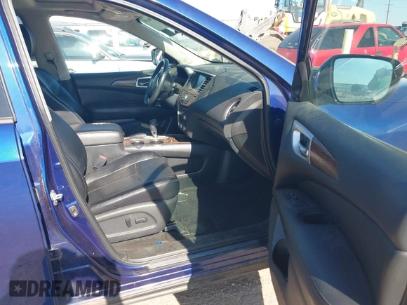 2017 Nissan Pathfinder Platinum with VIN 5N1DR2MN7HC682843, listed as a IAAI auction lot 42668614 with 86,880 mi miles and . Bid and sale history available at DreamBid. Image 5.
