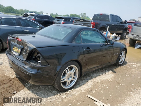 2002 Mercedes-Benz SLK с VIN WDBKK66F32F238778, выставлен на аукционе Copart как лот 58210895 с пробегом 93 879 миль миль и Списание • Salvage title. История ставок и продаж доступна на DreamBid. Изображение 3.