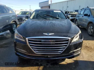 2017 Genesis G80 3.8L with VIN KMHGN4JE2HU193561, listed as a Copart auction lot 81742214 with 75,904 mi miles and Salvage Title. Bid and sale history available at DreamBid. Image 5.