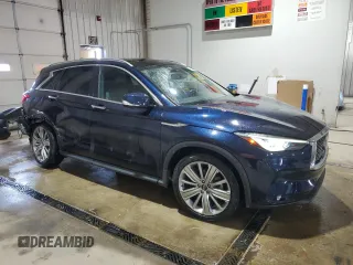 2020 Infiniti QX50 Essential z VIN 3PCAJ5M38LF117690, wystawiony jako Copart lot #53697235 z przebiegiem 88 732 mil mil oraz Szkoda całkowita • Salvage title. Historia ofert i sprzedaży dostępna na DreamBid. Obrazek 4.