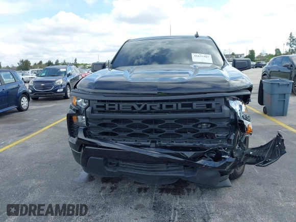 2024 Chevrolet Silverado 1500 Custom with VIN 1GCPABEK3RZ180911, listed as a IAAI auction lot 41637507 with 20,757 mi miles and . Bid and sale history available at DreamBid. Image 12.