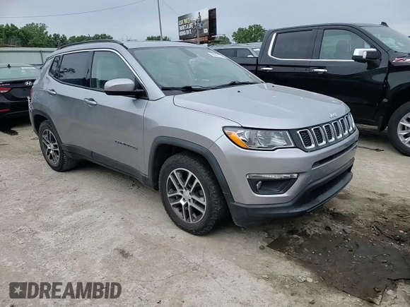 2019 Jeep Compass Latitude with VIN 3C4NJCBB1KT636757, listed as a Copart auction lot 56056115 with 81,847 mi miles and Salvage title. Bid and sale history available at DreamBid. Image 14.