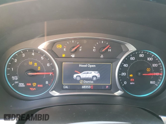 2021 Chevrolet Traverse LT Cloth z VIN 1GNERGKW7MJ168621, wystawiony jako Copart lot #57076965 z przebiegiem 68 353 mil mil oraz Nie do naprawy • Non repairable. Historia ofert i sprzedaży dostępna na DreamBid. Obrazek 9.