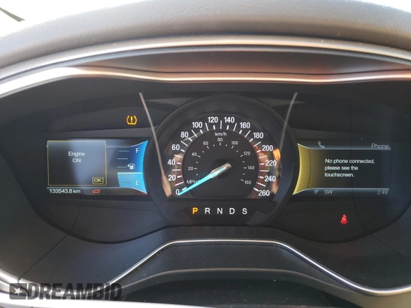 2014 Ford Fusion SE with VIN 3FA6P0HD8ER309421, listed as a Copart auction lot 49384805 with 133,543 mi miles and Salvage Title. Bid and sale history available at carsss.com. Image 9.