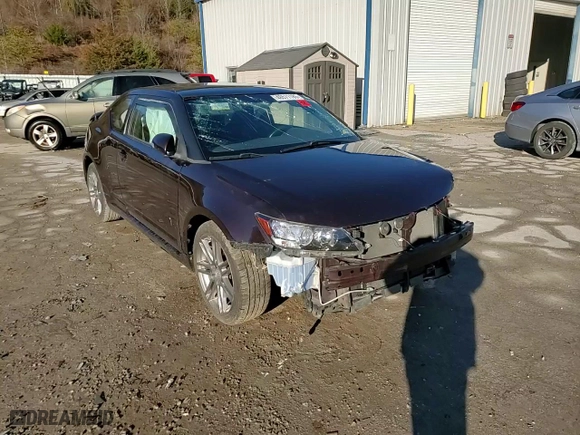 2011 Scion tC with VIN JTKJF5C79B3004406, listed as a Copart auction lot 46571185 with 0 mi miles and Salvage Title. Bid and sale history available at carsss.com. Image 10.