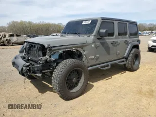 2020 Jeep Wrangler Unlimited Sport S с VIN 1C4HJXDG8LW266626, выставлен на аукционе Copart как лот 49965125 с пробегом 50 131 миль миль и Списание • Salvage title. История ставок и продаж доступна на DreamBid. Изображение 1.