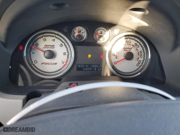 2009 Ford Focus SE with VIN 1FAHP35N59W231853, listed as a Copart auction lot 50838715 with 108,897 mi miles and Salvage Title. Bid and sale history available at carsss.com. Image 9.