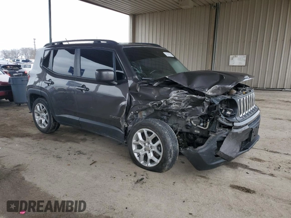 2017 Jeep Renegade Latitude z VIN ZACCJABB5HPF37984, wystawiony jako Copart lot #52618355 z przebiegiem 123 335 mil mil oraz Szkoda całkowita • Salvage title. Historia ofert i sprzedaży dostępna na DreamBid. Obrazek 4.