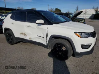2021 Jeep Compass Altitude with VIN 3C4NJCBB5MT564013, listed as a Copart auction lot 46349225 with 36,561 mi miles and Salvage title. Bid and sale history available at DreamBid. Image 4.