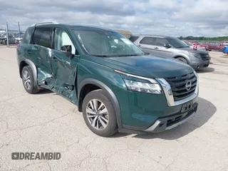 2023 Nissan Pathfinder SL with VIN 5N1DR3CC8PC211451, listed as a IAAI auction lot 42330657 with 72,000 mi miles and . Bid and sale history available at DreamBid. Image 1.