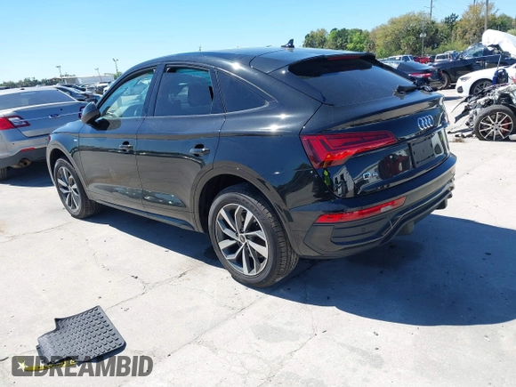 2023 Audi Q5 Sportback S line Premium Plus with VIN WA15AAFY3P2033220, listed as a IAAI auction lot 41740920 with 80,418 mi miles and . Bid and sale history available at DreamBid. Image 3.
