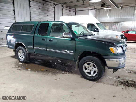 2002 Toyota Tundra SR5 with VIN 5TBRT34142S301561, listed as a Copart auction lot 48758025 with 223,171 mi miles and Clean Title. Bid and sale history available at carsss.com. Image 4.