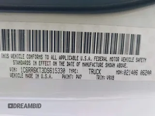 2013 Ram 1500 Express с VIN 1C6RR6KT3DS615330, выставлен на аукционе IAAI как лот 41586273 с пробегом 225 475 миль миль и . История ставок и продаж доступна на DreamBid. Изображение 9.