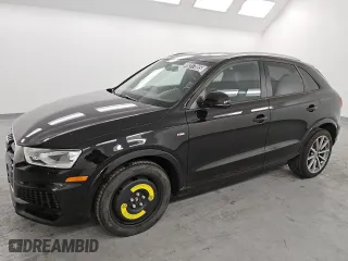 2018 Audi Q3 Premium with VIN WA1BCCFS5JR034016, listed as a Copart auction lot 49317085 with 53,771 mi miles and Clean Title. Bid and sale history available at carsss.com. Image 1.