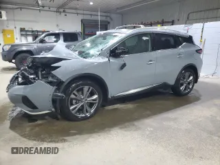 2021 Nissan Murano Platinum z VIN 5N1AZ2DS0MC127770, wystawiony jako Copart lot #81169344 z przebiegiem 67 550 mil mil oraz Szkoda całkowita • Salvage title. Historia ofert i sprzedaży dostępna na DreamBid. Obrazek 1.
