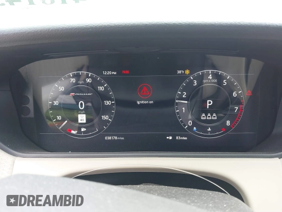 2020 Land Rover Range Rover Velar R-Dynamic S with VIN SALYK2EX3LA291471, listed as a IAAI auction lot 41814391 with 38,178 mi miles and . Bid and sale history available at DreamBid. Image 7.