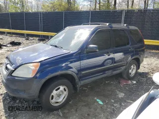 2004 Honda CR-V LX with VIN SHSRD68404U200723, listed as a Copart auction lot 53235115 with 105,164 mi miles and Salvage Title. Bid and sale history available at carsss.com. Image 1.