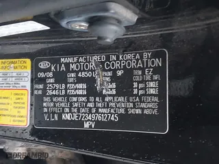 2009 Kia Sportage LX with VIN KNDJE723497612745, listed as a IAAI auction lot 41974301 with 141,110 mi miles. Bid and sale history available at carsss.com. Image 9.