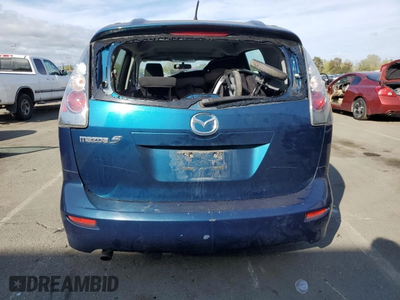 2007 Mazda 5 Touring with VIN JM1CR29L370135026, listed as a Copart auction lot 52968945 with 166,442 mi miles and Salvage Title. Bid and sale history available at carsss.com. Image 6.