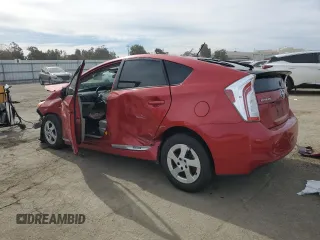 2014 Toyota Prius Four with VIN JTDKN3DU2E1771215, listed as a Copart auction lot 44829145 with Not Provided miles and Salvage Title. Bid and sale history available at DreamBid. Image 2.