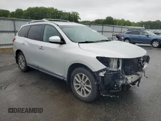 2015 Nissan Pathfinder SL with VIN 5N1AR2MM5FC617397, listed as a Copart auction lot 58304445 with 103,161 mi miles and Salvage title. Bid and sale history available at DreamBid. Image 4.