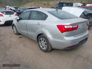 2013 Kia Rio LX with VIN KNADM4A37D6128158, listed as a IAAI auction lot 41712676 with 154,478 mi miles. Bid and sale history available at carsss.com. Image 3.