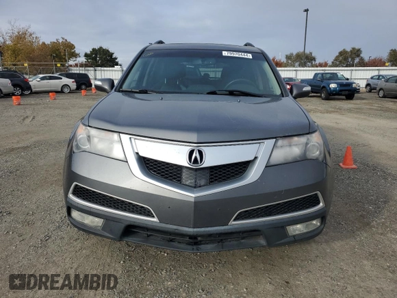 2010 Acura MDX Advance with VIN 2HNYD2H50AH529345, listed as a Copart auction lot 79970444 with 207,962 mi miles and Clean Title. Bid and sale history available at DreamBid. Image 5.