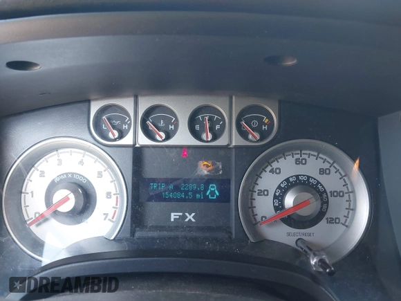 2010 Ford F-150 XL with VIN 1FTEX1C89AKE42323, listed as a IAAI auction lot 42047351 with 154,084 mi miles. Bid and sale history available at carsss.com. Image 7.